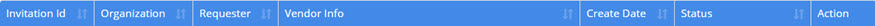 Invitation Search Results
